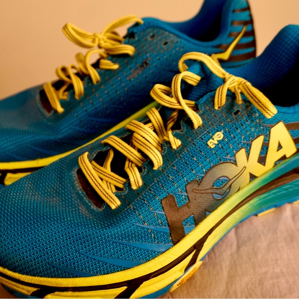 Mens size 8.5 HOKA running shoes